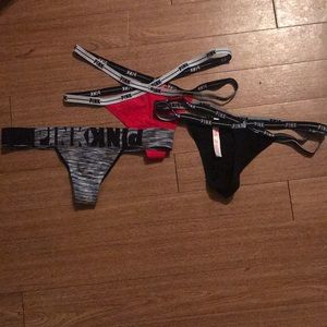 Pink Victoria’s Secret Thongs